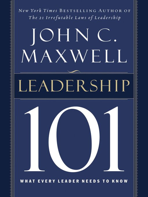 Title details for Leadership 101 by John C. Maxwell - Wait list